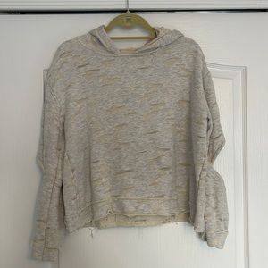 Low Key Camo Cream/Grey Cropped Sweat